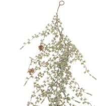 Product Artificial Christmas Garland with Pine Cones and Frosted Greenery – 185cm