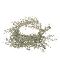 Product Artificial Christmas Garland with Pine Cones and Frosted Greenery – 185cm