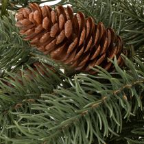 Product Artificial Pine Garland with Pine Cones Green 190cm