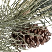 Product Artificial Pine Garland with Cones, 180cm, Green and Brown, Indoor Use