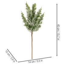 Product Artificial Snowy Pine Branch Set, 40cm, 3 Pieces