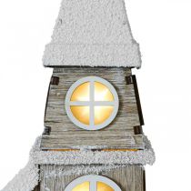 Product Light house wooden church Christmas church wooden church H45cm