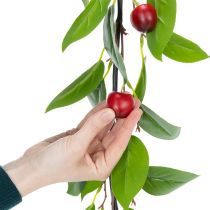 Product Artificial garland with cherries. Perfect for natural room decoration. Floral look. 160cm.