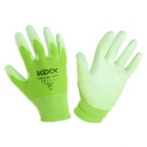 Product Kixx garden gloves size 7 light green, lime