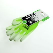 Product Kixx nylon garden gloves size 8 light green, lime