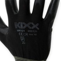 Product Kixx nylon garden gloves size 10 black