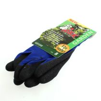 Product Kixx nylon garden gloves size 8 blue, black