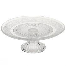 Product Classic glass cake plate on foot - Elegant for every celebration Ø 20cm