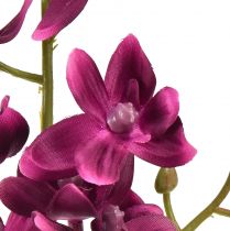 Product Small Orchid Phalaenopsis Artificial Flower Fuchisa 30cm