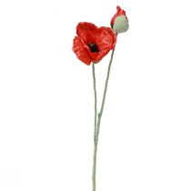 Product Artificial flowers poppy red 67cm