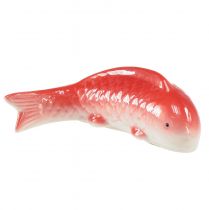 Product Koi Decoration Fish Ceramic Red White Floating 15cm 3pcs