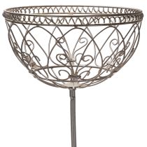 Product Metal garden basket, vintage style decorative item for stylish outdoor use, 95cm