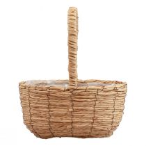 Basket with handle plant basket gift basket artificial 31×23×36cm