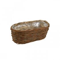 Product Flower basket, basket for planting, flower decoration natural L31cm H11.5cm