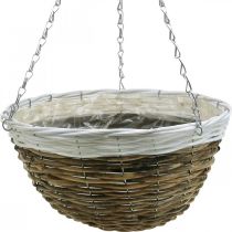Product Plant bowl, hanging basket, hanging basket natural, white Ø35cm