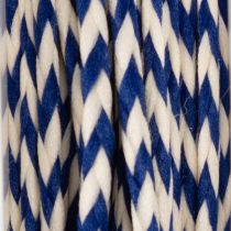 Product Striped gift ribbon/cord for creative decoration, 3mm thick, 20m long