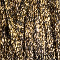 Product Shiny Black and Gold Cord for Gift Wrapping and Decoration, 3mm x 20m, Polyester