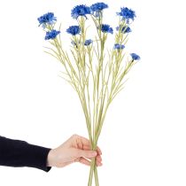 Product Cornflower artificial flower for elegant living room design, summer decoration, 68cm, 4 pieces