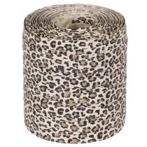 Product Leopard Print Curling Ribbon Cotton 10mm x 100m for Decorative Use