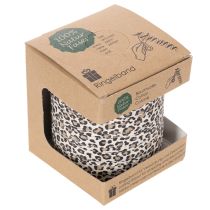 Product Leopard Print Curling Ribbon Cotton 10mm x 100m for Decorative Use