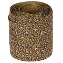 Product Leopard Print Curling Ribbon, Cotton, 10mm x 100m, for Gift Wrapping and Decoration