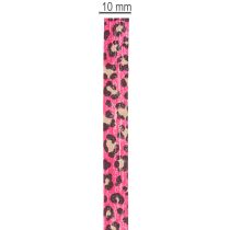 Product Pink Leopard Print Curling Ribbon 10mm x 100m for Gift Wrapping and Crafting