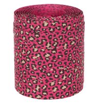 Product Pink Leopard Print Curling Ribbon 10mm x 100m for Gift Wrapping and Crafting