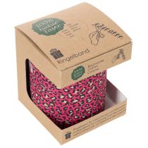 Product Pink Leopard Print Curling Ribbon 10mm x 100m for Gift Wrapping and Crafting