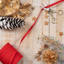 Product Red Curling Ribbon Sustainable Gift Wrapping Roll 10mm x 100m