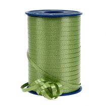 Product Ruffled Ribbon Olive Green 4.8mm 500m