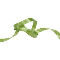 Product Ruffled Ribbon Olive Green 4.8mm 500m