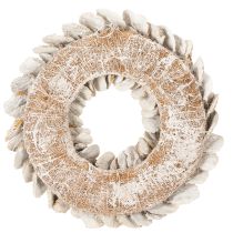 Product Natural Baumschwamm Wreath with Fiber Base 37cm