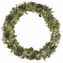 Product Christmas wreath dried wreath oak thistle Ø45cm