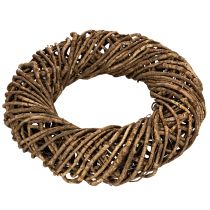 Product Decorative wreath made of natural branches, rattan wreath, round, large, 45cm.