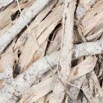 Product 40cm Whitewashed Twig Wreath – Natural Wooden Decoration for DIY and Home Styling