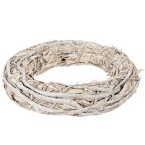Product 40cm Whitewashed Twig Wreath – Natural Wooden Decoration for DIY and Home Styling