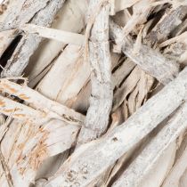 Product ProductName  
White Wooden Twig Wreath 50cm for Crafting and Decorating  

ProductDescription  
<div>  
<h2>White Wooden Twig Wreath for DIY and Decoration</h2>  
<p>This 50cm round twig wreath is crafted from natural wood and bark fibres with a subtle wh