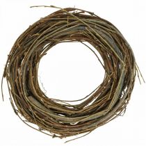 Product Wreath Willow Door Wreath Willow Wreath Decorative Wreath Natural Ø30cm