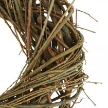 Wreath willow door wreath willow wreath decorative wreath nature Ø30cm H8cm