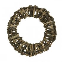 Vine wreath Ø30cm decorative wreath vine natural door wreath