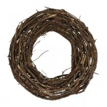 Wreath vine Ø35cm natural decorative wreath brown