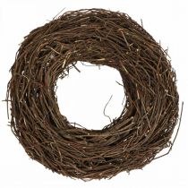 Product Wreath Vine Ø45cm Brown Natural wreath to decorate