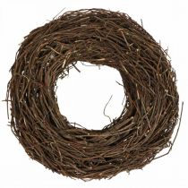 Wreath Vine Ø45cm Brown Natural wreath to decorate