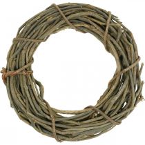 Decorative wreath made of branches natural Ø40cm natural wreath