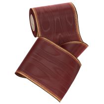 Product Wreath ribbon Moiré 150mm Bordeaux taffeta ribbon decoration