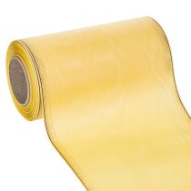 Product Wreath ribbon moiré wreath ribbon yellow 175mm 25m