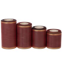 Product Wreath ribbon Moiré burgundy