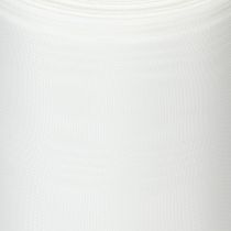 Product White wreath ribbon 125mm 25m decorative ribbon funeral service grave decoration