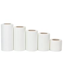 Product White wreath ribbon, various widths, 25m