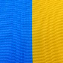 Product Wreath ribbons moiré blue-yellow 150 mm